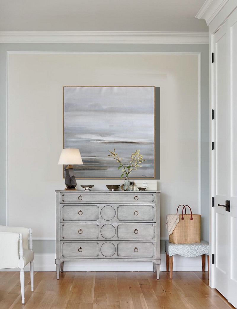 Large Abstract Art Handmade Painting,Large Abstract Landscape Oil Painting On Canvas,Abstract Art Decor,Contemporary Painting,White,Grey,Brown
